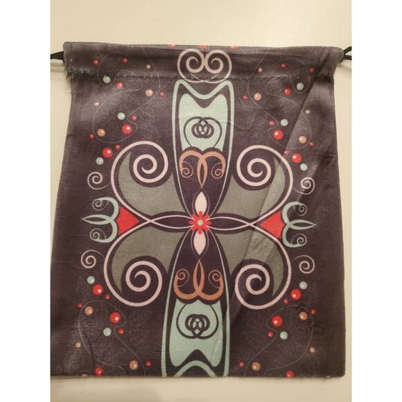 6 Large Printed Velvet Tarot Bags 7.1 X 5.9 | Oracle Card Bag | Runes Bag | - Picture 10 of 10